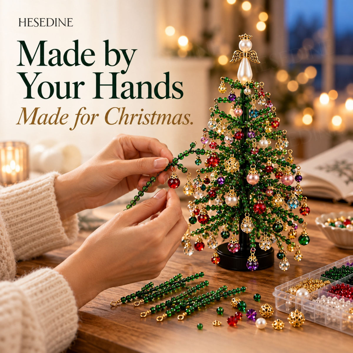 Merry Bead Christmas Tree Kit • Hesedine