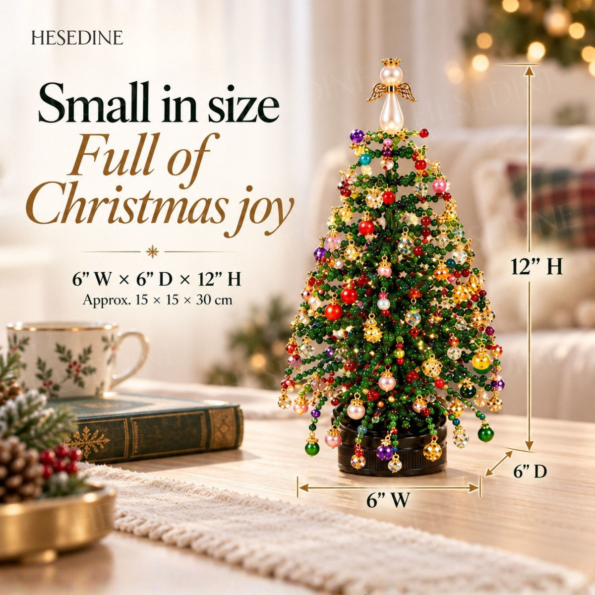 Merry Bead Christmas Tree Kit • Hesedine