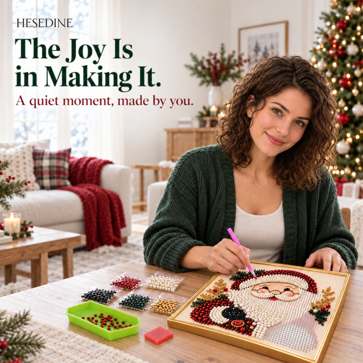 Sparkle Christmas Diamond Painting Kit • Hesedine