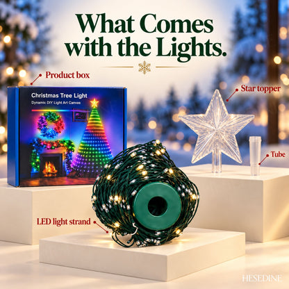 Jolly Animated Christmas Tree Lights • Hesedine
